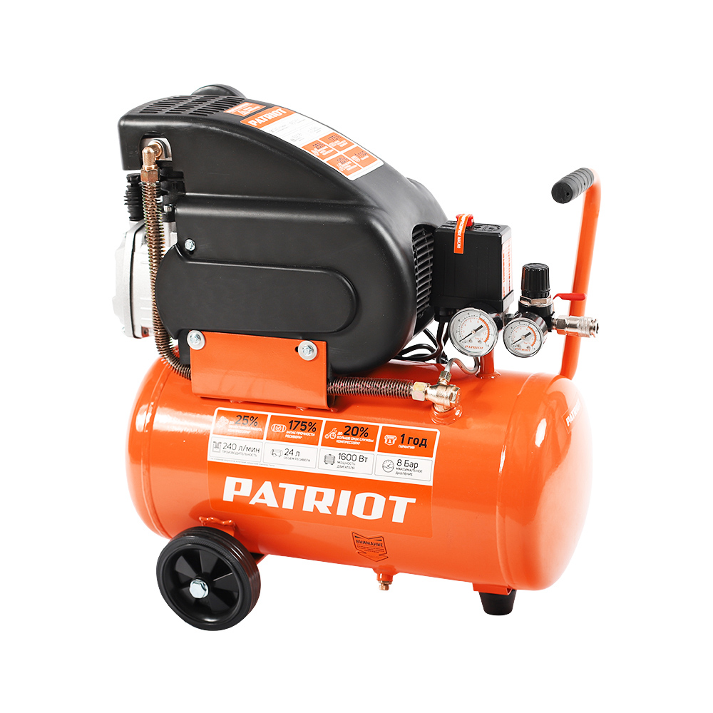 Компрессор поршневой масляный PATRIOT LRM 24-240 C